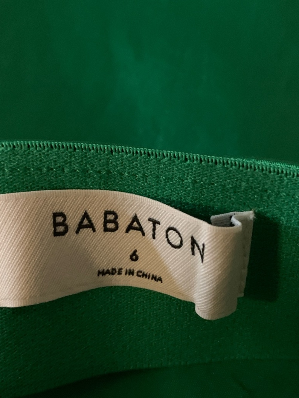 Aritzia Babaton  gloss green midi skirt 6 - Picture 9 of 9